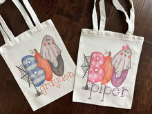 Load image into Gallery viewer, BOO | Trick-or-Treat Bag with Name