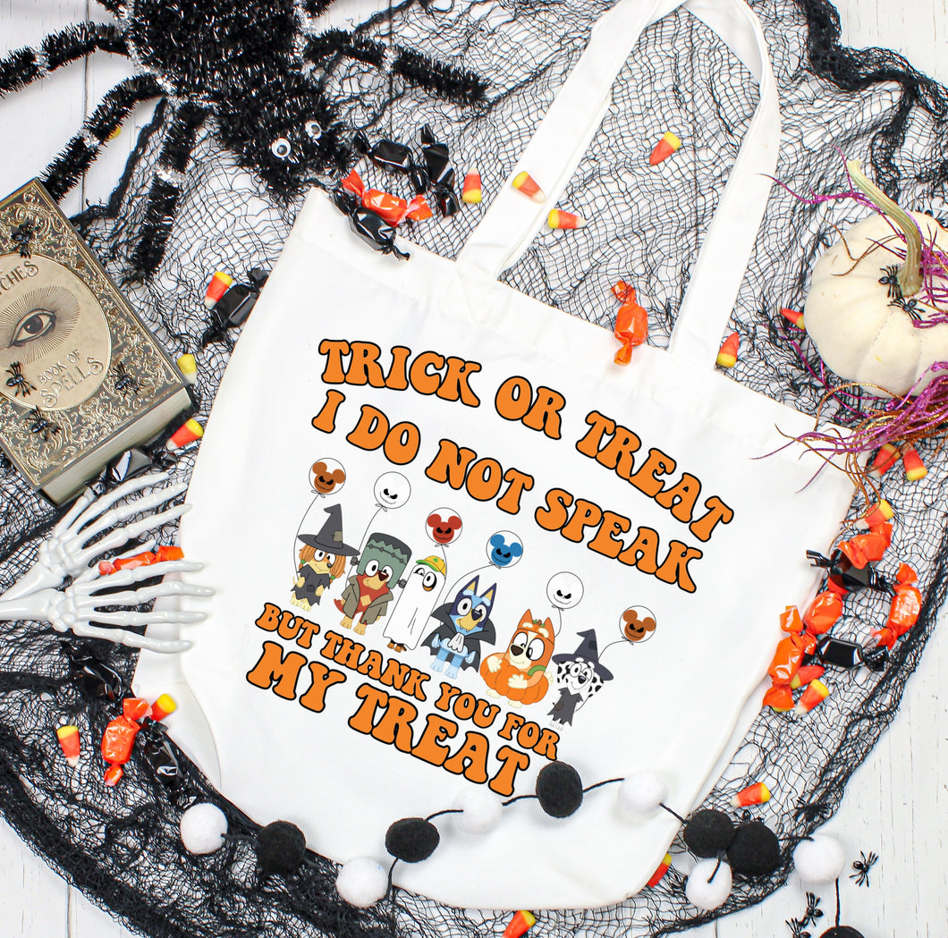 Non Verbal Halloween Bag