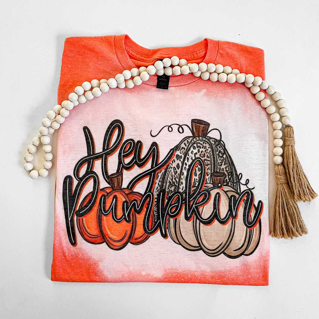 Hey Pumpkin | Bleached T-Shirt