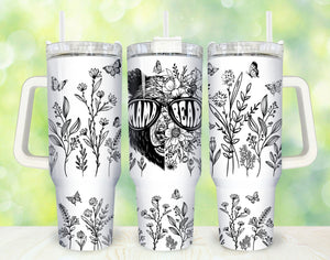 40oz Handle Tumbler | Mama Bear