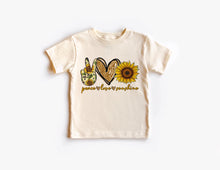 Load image into Gallery viewer, Peace Love Sunflower | T-Shirt