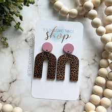 Load image into Gallery viewer, Leopard Laser Cut Earrings