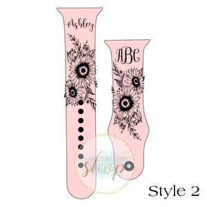 LIMITED EDITION COLORS Laser Engraved Apple Watch Band - 38mm/40mm