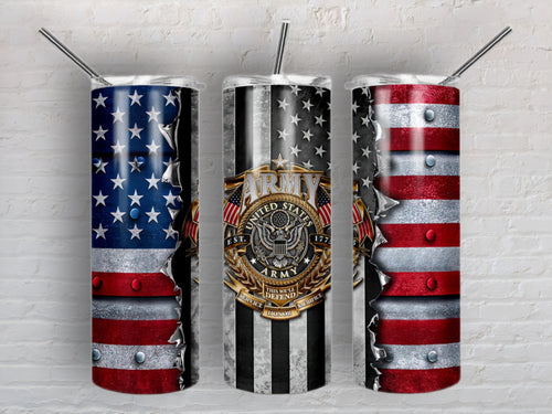 US Army Flag | 20oz Stainless Steel Tumbler