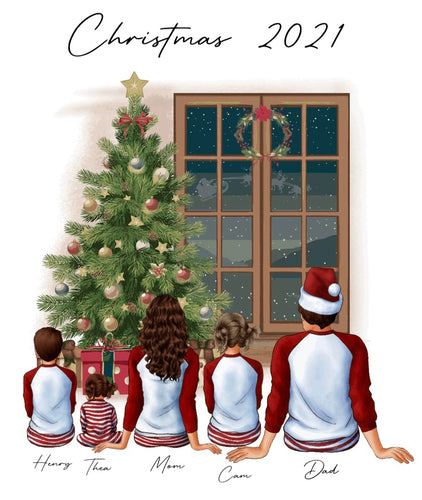 Family Clipart Ornament