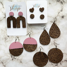 Load image into Gallery viewer, Leopard Laser Cut Earrings