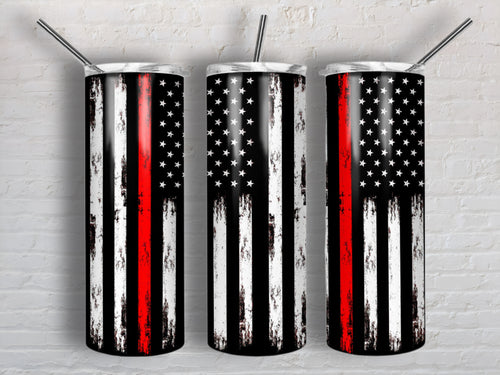 Thin Red Line | 20oz Stainless Steel Tumbler