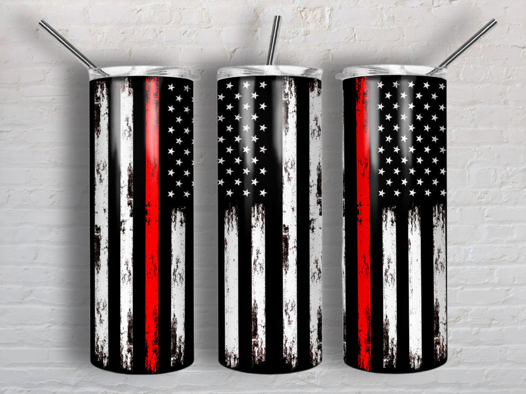 Thin Red Line | 20oz Stainless Steel Tumbler