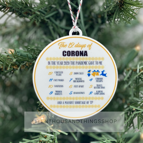 12 Days of Corona Ornament