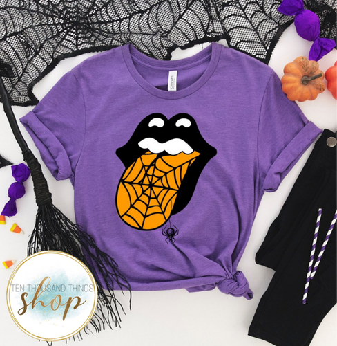 Spider Tongue Halloween T-Shirt