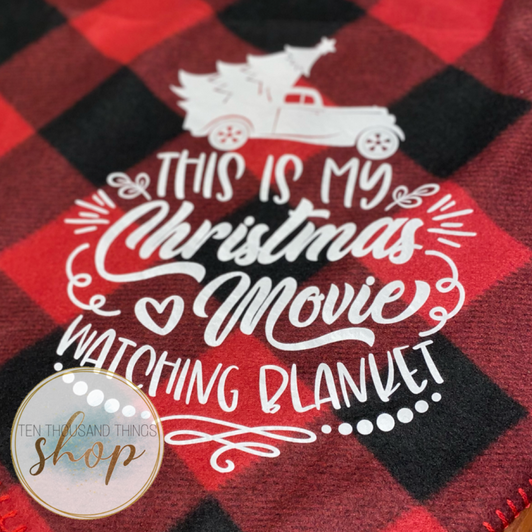 Plaid Christmas Blanket