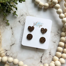 Load image into Gallery viewer, Leopard Laser Cut Earrings