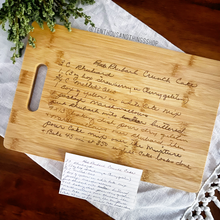 Load image into Gallery viewer, Family Recipe | Laser Engraved Cutting Board